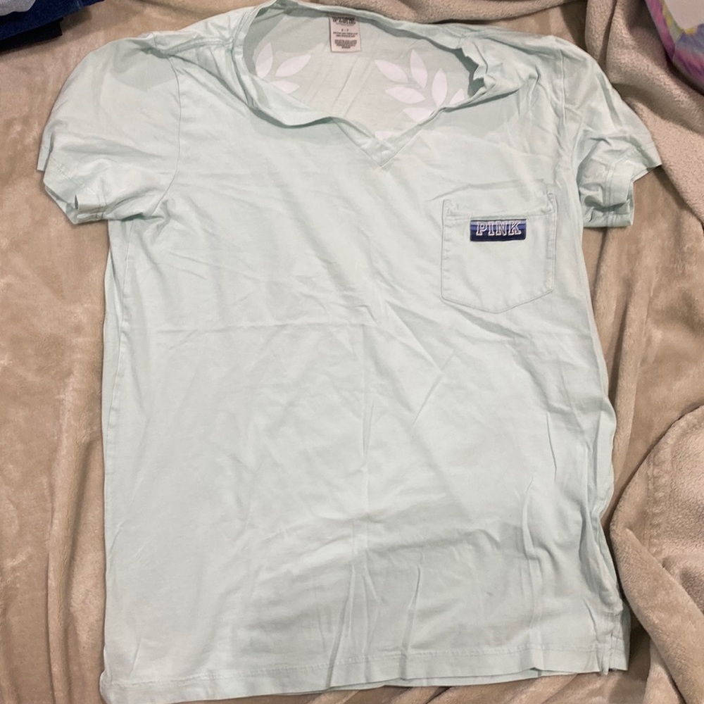 vs pink oversized t shirt